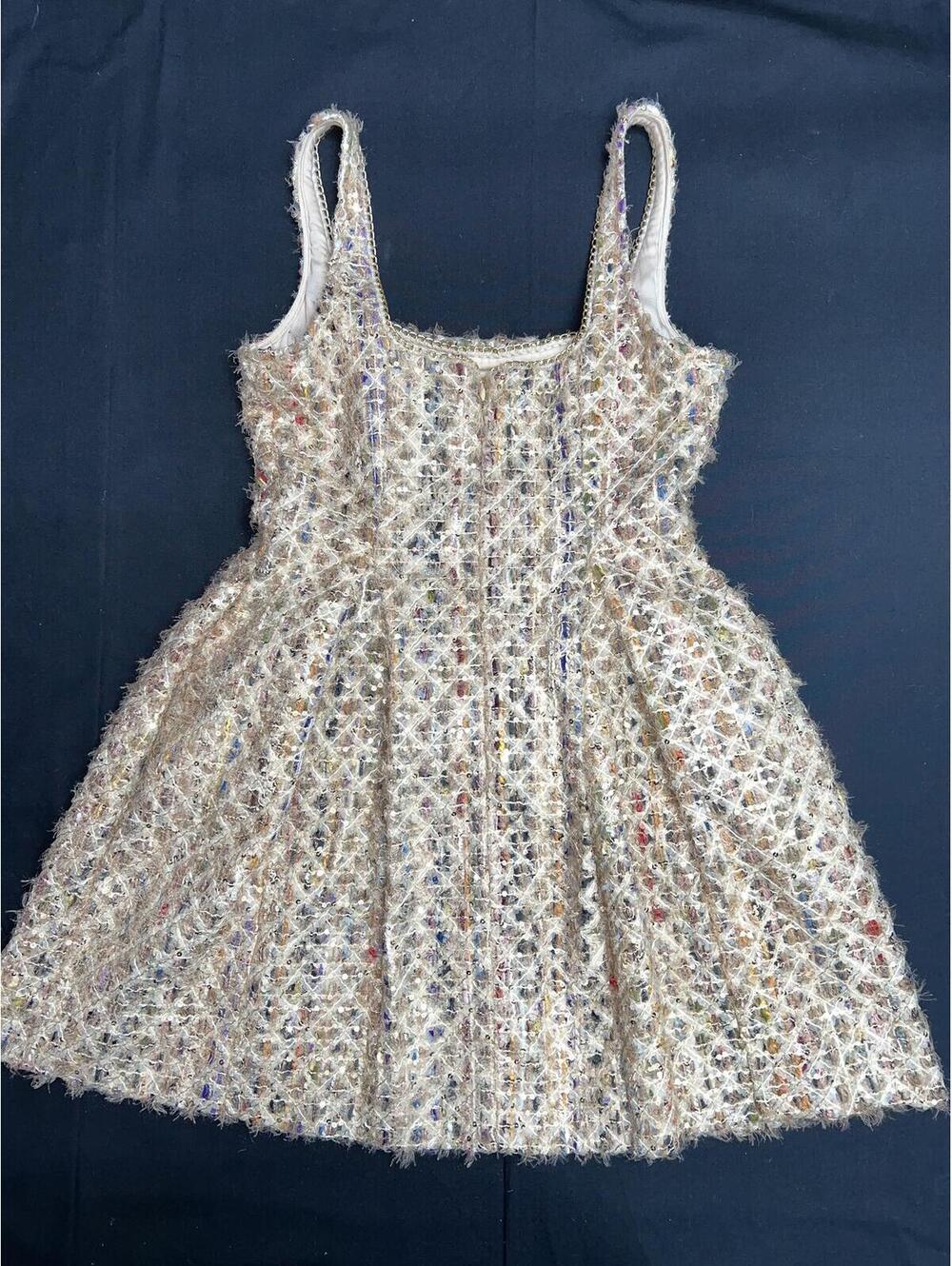 Anthropologie - Maeve Tweed Fit & Flare Mini dress - Picture 3 of 9